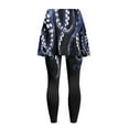 thumbnail image 6 of FUIALDOLGento Octopus Pattern Purple Tennis Skirt for Women Athletic Golf Leggings with Skirted Lady High Waist Flowy Pleated Golf Skirts Golf Stocks,Size 3XL, 6 of 7