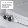 thumbnail image 3 of Brondell Bidet Toilet Seat, Elongated, Dual Temperature/Nozzle, S102-EW - White, 3 of 11