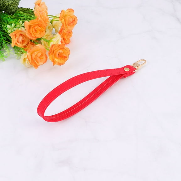 OATIPHO Keychain Wristlet Pu Red 1Pcs