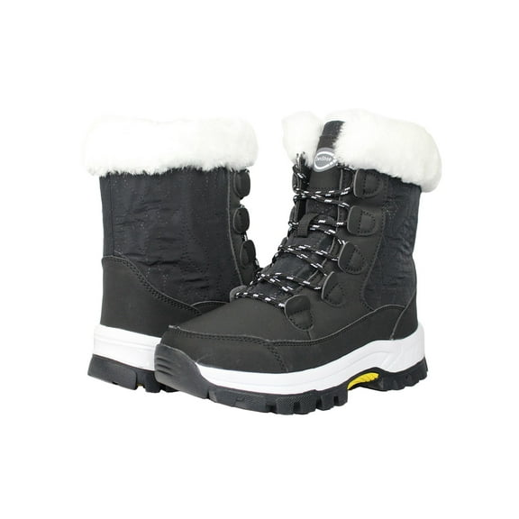 Women Snow Boots Large Warm Shoes PU Leather Snow Boots Thickened Vogue Snow Boots