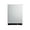 Stainless Steel, variant on 24" Wide Built-In All-Freezer With Icemaker, Black Cabinet