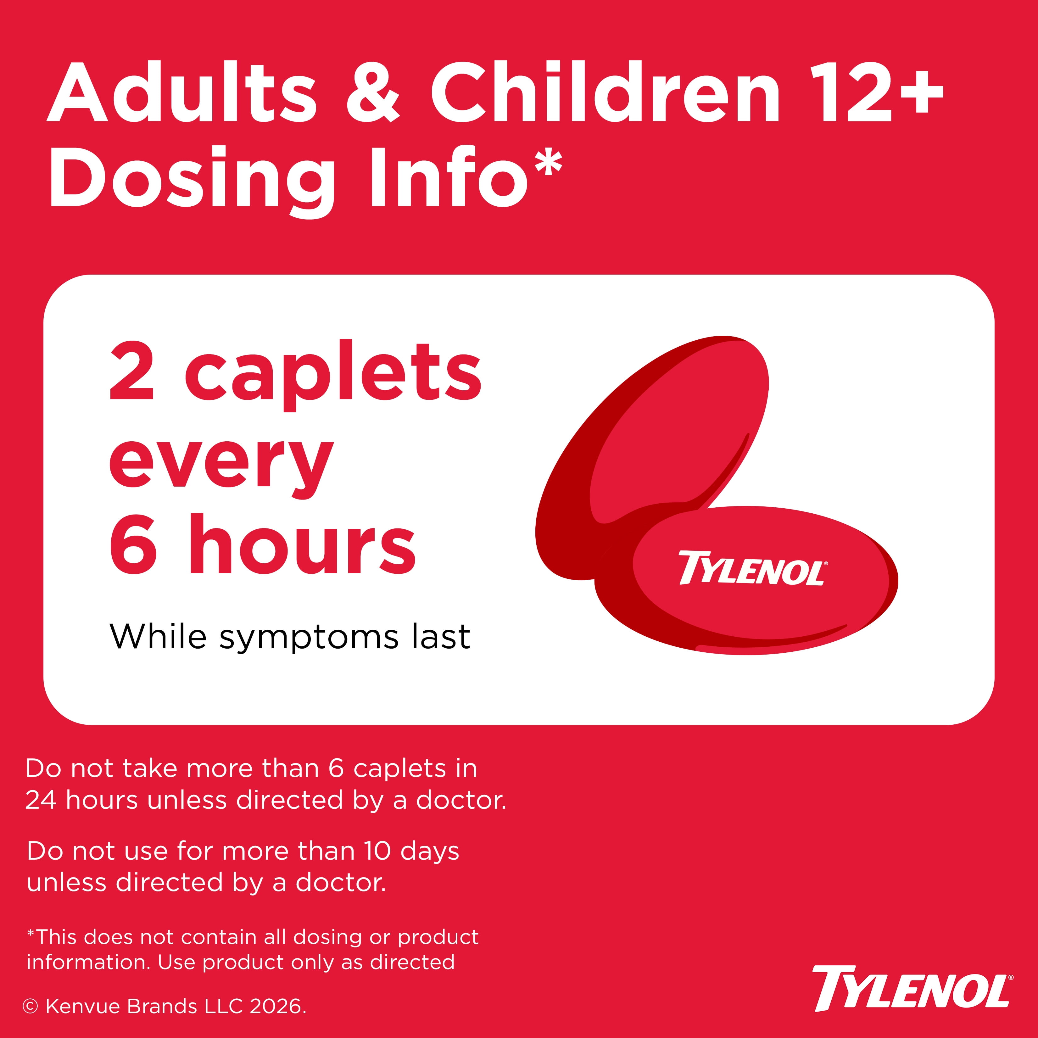 Tylenol Extra Strength Acetaminophen Liquid Gels, Fast, Strong Relief, Gentle on Stomach, 75 Count