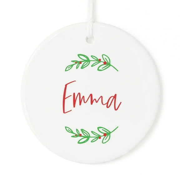 Classic Personalized Name Christmas Ornament