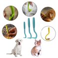 thumbnail image 2 of Paquete de 2 pinzas para pulgas para mascotas, repelente de animales, removedor de piojos duros, gato, perro, gancho para pulgas (amarillo) JAMW Sencillez, 2 of 5