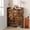 Rustic Brown, variant on Shoe Cabinet Organizer with 2 Flip Drawers, Freestanding Narrow Shoe Rack for Entryway, Freestanding Hidden Shoe Storage Cabinet for Entryway, Hallway, Living Room, Bedroom, Black