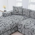 thumbnail image 6 of TOPCHANCES Stretch Couch Covers, L Shape Sofa Slipcovers for 3 + 3 Seaters Sectional, Furniture Protector Cover Home Decor, 6 of 8
