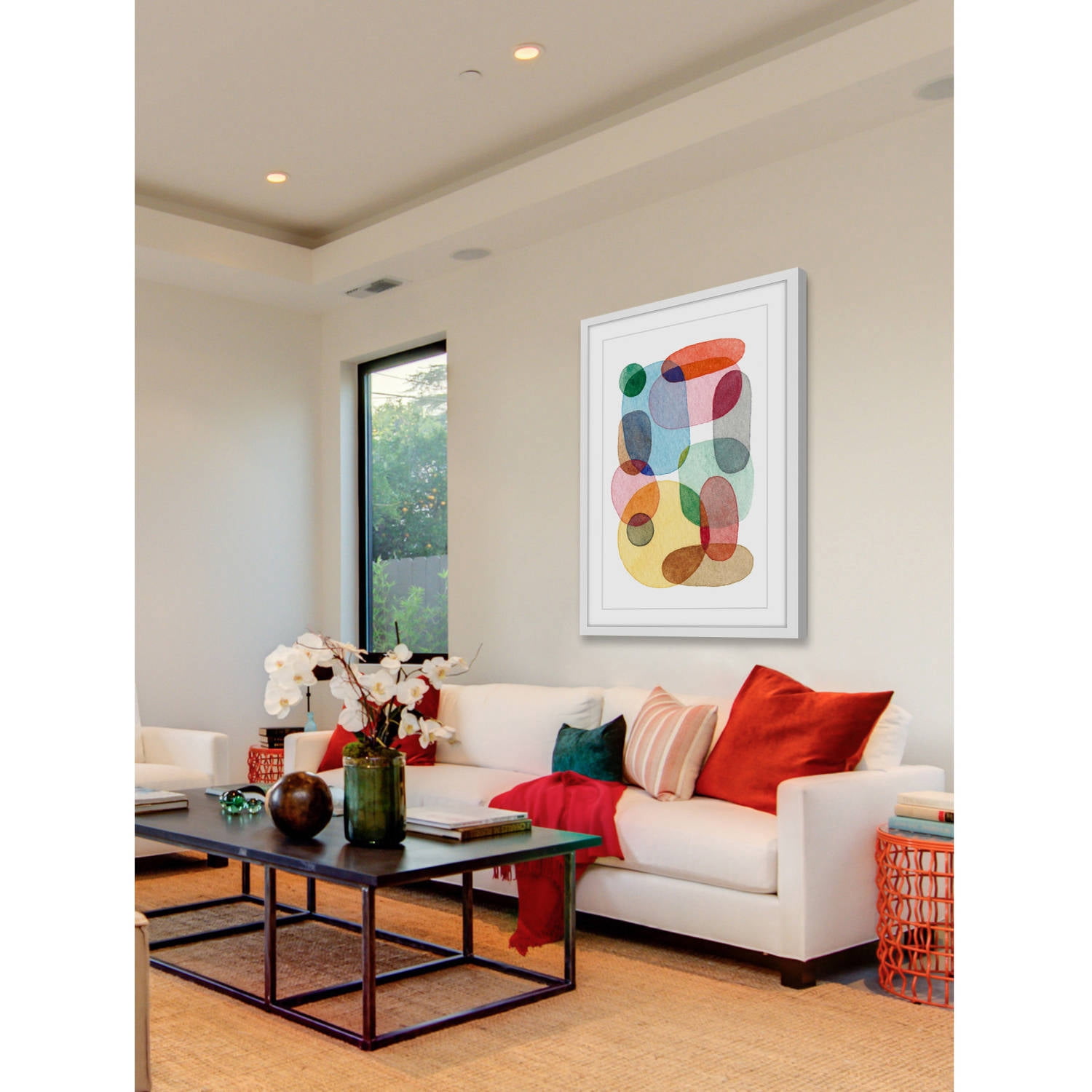 Marmont Hill "Inked Orbs I" Framed Painting Print