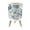 Color 1, variant on Small Trash Can with Lid Golden Floral Line Art Seamless 1.8 Gallon Dog Proof Trash Can Round Garbage Can Waste Bin Wastebasket for Bathroom Bedroom Living Room