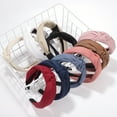 thumbnail image 7 of Unique Bargains Knotted Headband for Women Top Knot Head Bands Hair Fashion Hair Accessories Coffee Color, 7 of 7