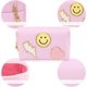 thumbnail image 3 of Makeup Bag Pu Leather Portable Waterproof Cosmetic Bag Travel Makeup Bag Organizer Travel Accessories Makeup Bag for Women Pink, 3 of 5