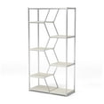 thumbnail image 2 of Furniture of America Liponia 7-Shelf Bookcase, Chrome, 2 of 6