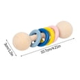 thumbnail image 3 of PVCS Puzzle Baby Holding Wood Toy Rattle Children's Musical Instrument Music Toy, 3 of 8