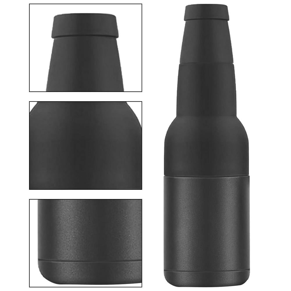  Custom Zipper Beer Bottle Insulators Set of 10, Personalized  Bulk Pack - Keeps Your Drink Cooler, Great for Beer, Soda, Other Beverages  - Black: Home & Kitchen