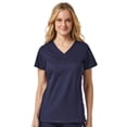 thumbnail image 2 of EON Women's COOLMAX® Mesh Panel V-Neck Solid Scrub Top, 2 of 3