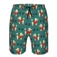 thumbnail image 3 of Logiee Cartoon Poodle Dog Print Mens Swim Trunks Quick Dry Board Shorts,Breathable Hawaii Beach Shorts Swimwear Bathing Suits-Large, 3 of 6