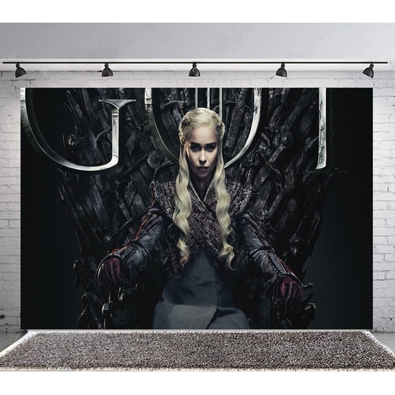 Game of Thrones Backdrop Banner Party Supplies Poster Movie Theme Background for Photography Birthday Decorations