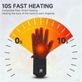 thumbnail image 5 of Heated Glove Liners for Men & Women, Thin Flexible Rechargeable Electric Gloves with Long-Lasting Battery for Outdoor Motorcycle Riding Hunting Fishing (Thin), 5 of 8