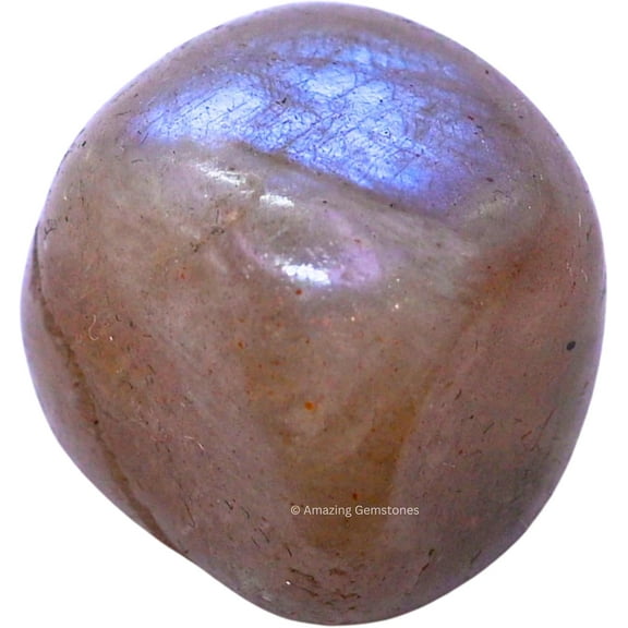 Sun Moonstone Crystal Tumbled Stones Polished Rocks (1 OZ)