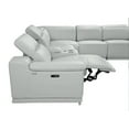 thumbnail image 7 of HomeRoots Italian Leather Power Reclining U Shaped Five Piece Corner Sectional, 7 of 7