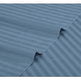 thumbnail image 4 of California Design Den Striped 100% Cotton Queen Sheet Set - 400 Thread Count Sateen, Queen Sheets Cotton Set with Deep Pockets, 4 Piece Adult/Teen Bed Sheet Set Cotton - Blue Hydrangea, 4 of 10