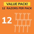 thumbnail image 2 of Maquinillas de afeitar desechables BIC Sensitive 3 para hombre, paquete económico de 12 unidades, 2 of 7