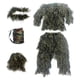 thumbnail image 1 of Traje Ghillie para hombre, pantalones, sombrero, disfraz de bosque con bolsa de almacenamiento, conjunto de uniforme verde, 1 of 9