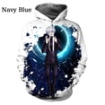 thumbnail image 2 of Sudadera con capucha con estampado 3D de Jujutsu Kaisen Gojo Satoru, pulóver neutro de talla grande para hombres y mujeres, top de moda urbana para niños, 2 of 5