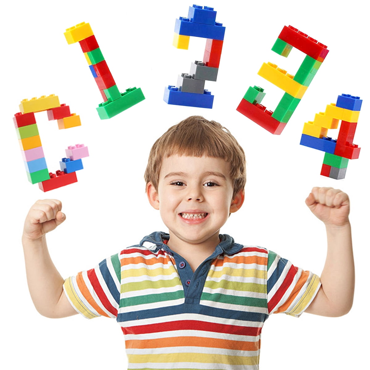 PicassoTiles 1750PCS Building Block Tiles, Creative Shapes to Build Houses, Numbers, Animals & More, STEM Educational Toy for Kids Boys & Girls 3+