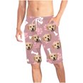 thumbnail image 4 of Xysaqa Big & Tall Men's Pajama Short Pants, Funny Dog Paw Printed Lounge Shorts for Women Plus Size Soft Elastic Waist Sleep Shorts 3X 4X 5X Summer Savings (Unisex), 4 of 8