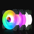 thumbnail image 4 of FESTFENDS 2Pcs 14cm Desktop Computer Rgb Fans with Noise Reduction and ABS Material, 4 of 8