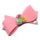 thumbnail image 2 of Moño para el Cabello Mianina Fieltro Flor Rosa, 2 of 4