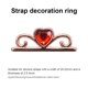 thumbnail image 2 of Cuadros Decorativos Anillo decorativo Charms para Apple/Samsung/Huawei Watch Band (Oro rosa 10) Likrtyny embutido en tela, 2 of 6