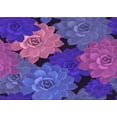 thumbnail image 1 of Ahgly Company Machine Washable Indoor Rectangle Transitional Medium Slate Blue Area Rugs, 5' x 7', 1 of 7