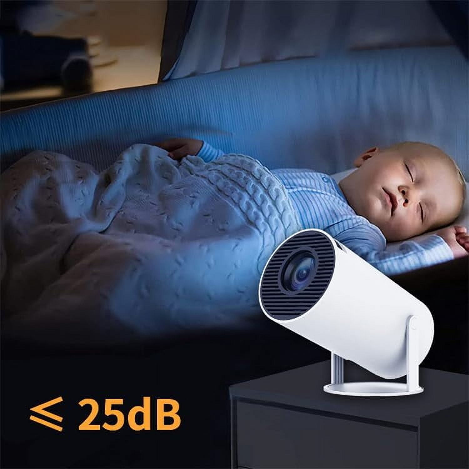 Kothab Projector, Over 36,000 Built-In Games, Retro Console Projector, TV Projector for Indoor and Outdoor, Crystal Clear HD Display-1 Set