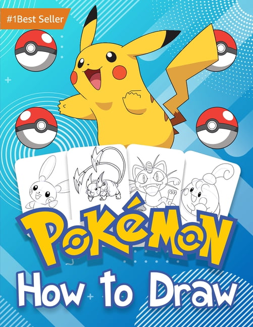 How to Draw Pokemon : Book Drawing Sketchbook For Kids Learn Make ...