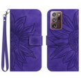 thumbnail image 2 of for Samsung Galaxy Note 20 Ultra Flip Case, Flower Printed PU Leather Magnetic Wallet Case with Stand Holder Flip Cover with Card Slots and Strap Compartment for Galaxy Note 20 Ultra - Darkpurple, 2 of 11