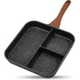 thumbnail image 1 of Nonstick Grill Pan with Lid for Indoor Cooking Versatile Induction Square Large Grilling Skillet Steak Pan for Stove Tops PTFE & PFOA, 1 of 7