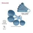 thumbnail image 3 of Juego de tazas y cucharas medidoras KitchenAid Universal de 9 piezas, color azul, 3 of 5