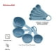 thumbnail image 3 of Juego de tazas y cucharas medidoras KitchenAid Universal de 9 piezas, color azul, 3 of 5