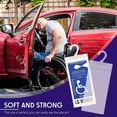 thumbnail image 2 of CUITING 2 Pack Handicap Parking Placard Holder Ultra Transparent Disabled Parking Permit Cover, 2 of 9