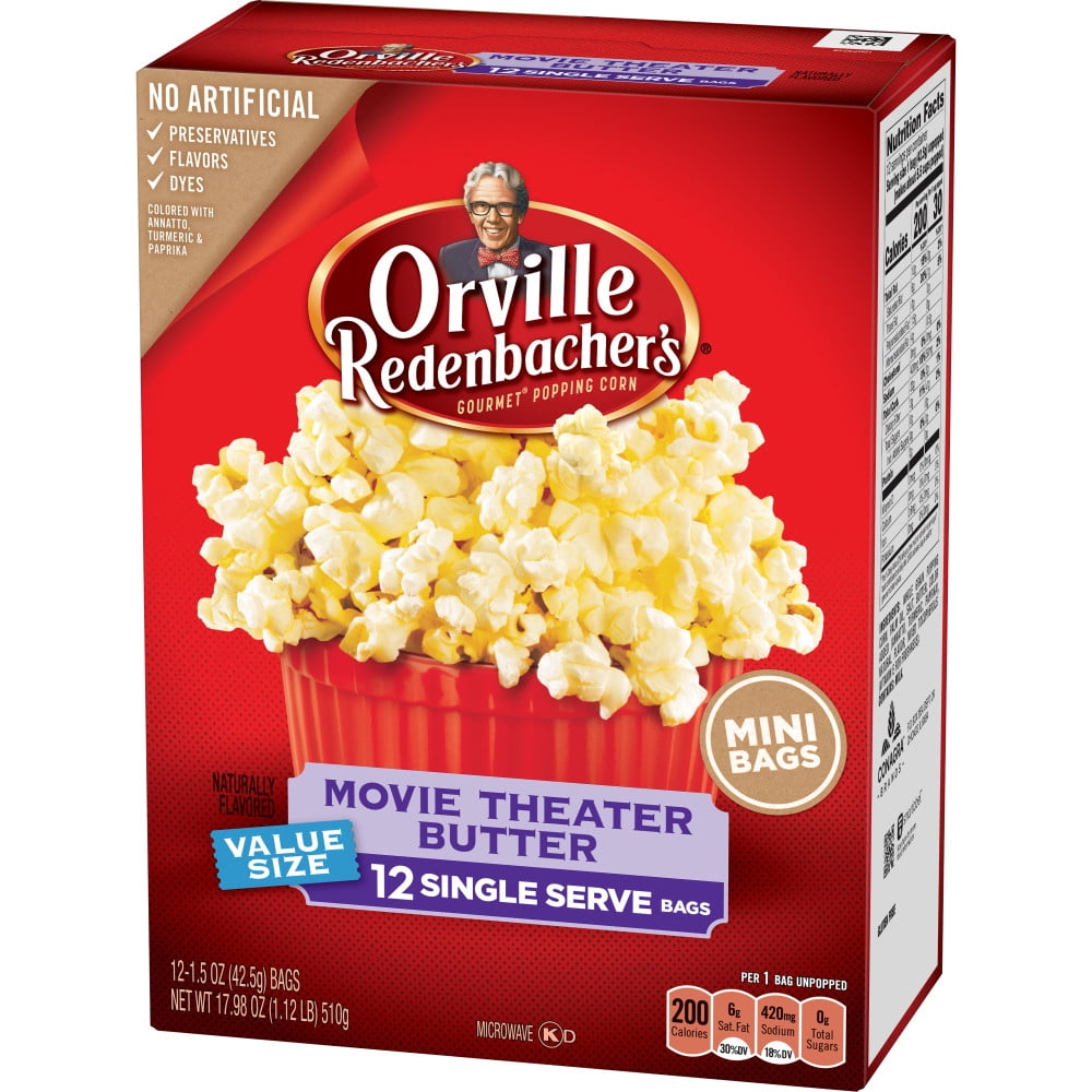 Orville Redenbacher's Movie Theater Butter Microwave Popcorn, 1.5 Ounce Single S 27000623176 eBay