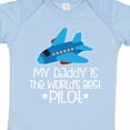 thumbnail image 4 of Inktastic Daddy is Worlds Best Pilot Airplane Childs Boys or Girls Baby Bodysuit, 4 of 5
