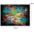 thumbnail image 3 of 7x5FT Coloré Mur de Briques Fond Vinyle Photographie Studio Photo Prop, 3 of 4