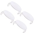 thumbnail image 1 of OULII Support de Cuisine 4 Pcs Support Micro-Ondes Blanc Design Carré PP pour Four à Micro-Ondes, 1 of 8