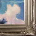 thumbnail image 2 of Hand-Painted Reproduction of Claude Monet Morning on the Seine near Giverny Framed Oil Painting, 20 x 24 Renaissance Frame 34 in x 30 in, 2 of 5