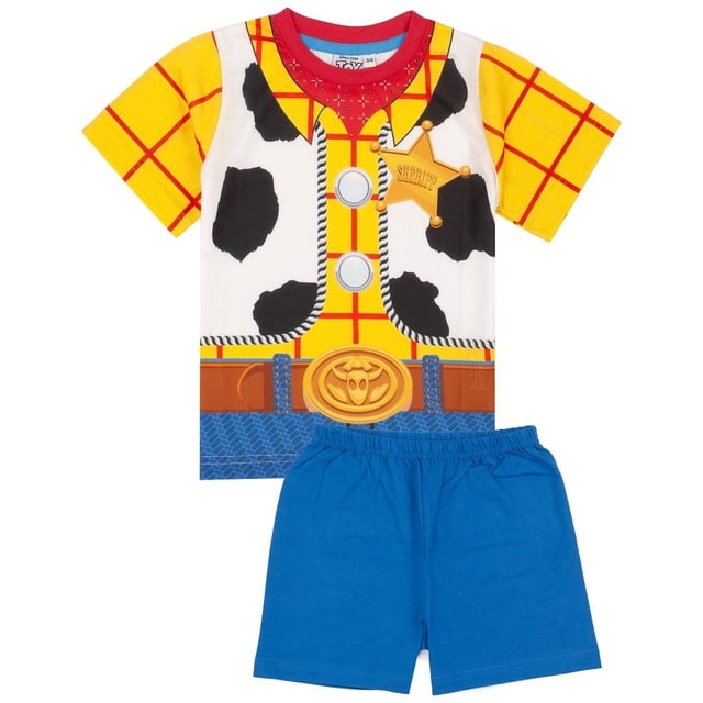 Toy Story - Juego de Pijama de Woody para Niños (Azul/Amarillo)