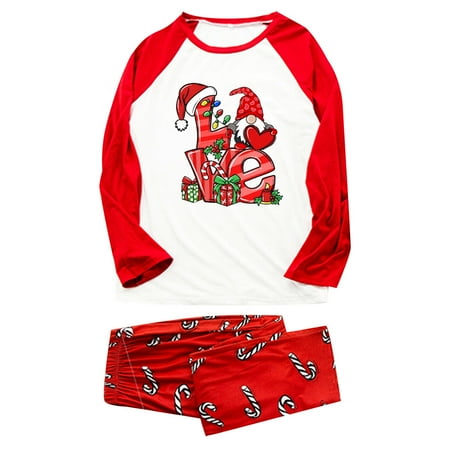 

Christmas Gifts Men s Christmas Family Matching Pajamas Cute Tress Print Pjs Plaid Long Sleeve Family Matching Christmas Casusal Pajamas Sleepwear Set Polyester Red