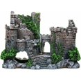 thumbnail image 1 of Decoración de resina para acuarios, adorno de acuario para ocultar camarones y paisajes de peces, hecho de piedra y musgo, adorno de acuario, puente de resina, decoración de paisaje de pecera, 1 of 5