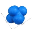 thumbnail image 4 of 6 PCS Agility Reaction Reflex Ball Bouncing Ball Baseball Tennis Badminton Reaction Training Ball Exercise Fitness Ball, 4 of 5