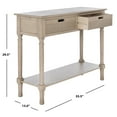 thumbnail image 5 of SAFAVIEH Landers Solid 2 Drawer 1 Shelf Console, Griege, 5 of 7